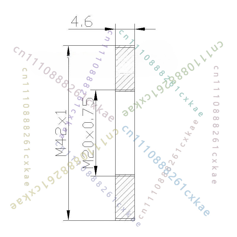 1PCS M20-M42 Full Thread Lens  - огляд і ціна Lens Adapter Ring