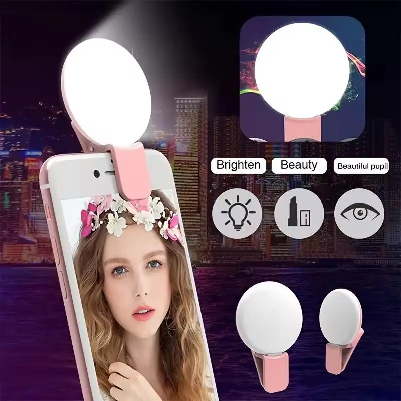 Portable Mini Selfie Ring Ligh - огляд і ціна Photography Videos Free