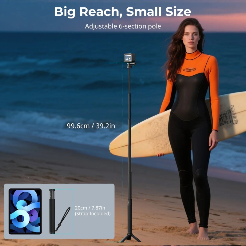 SmallRig Selfie Stick for Acti - огляд і ціна Camera Wrist Strap