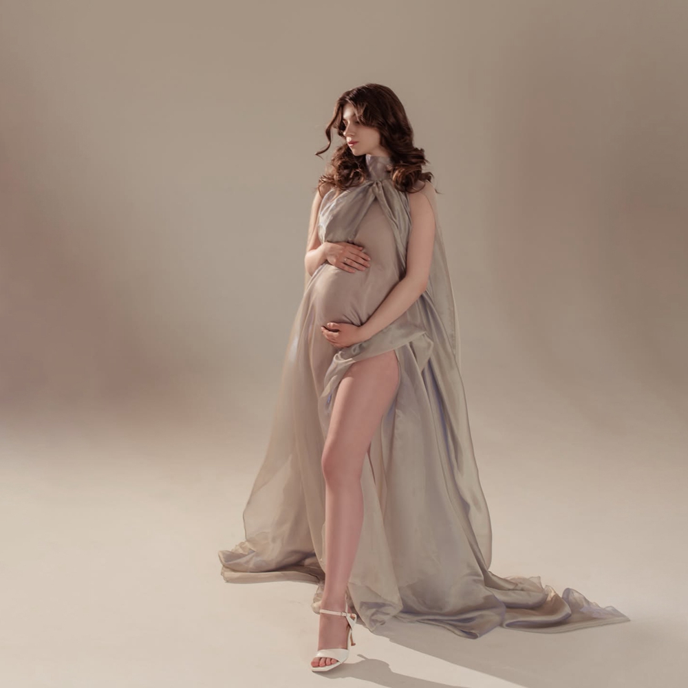 Elegant High Neck Maternity Ph - огляд і ціна Photography Club