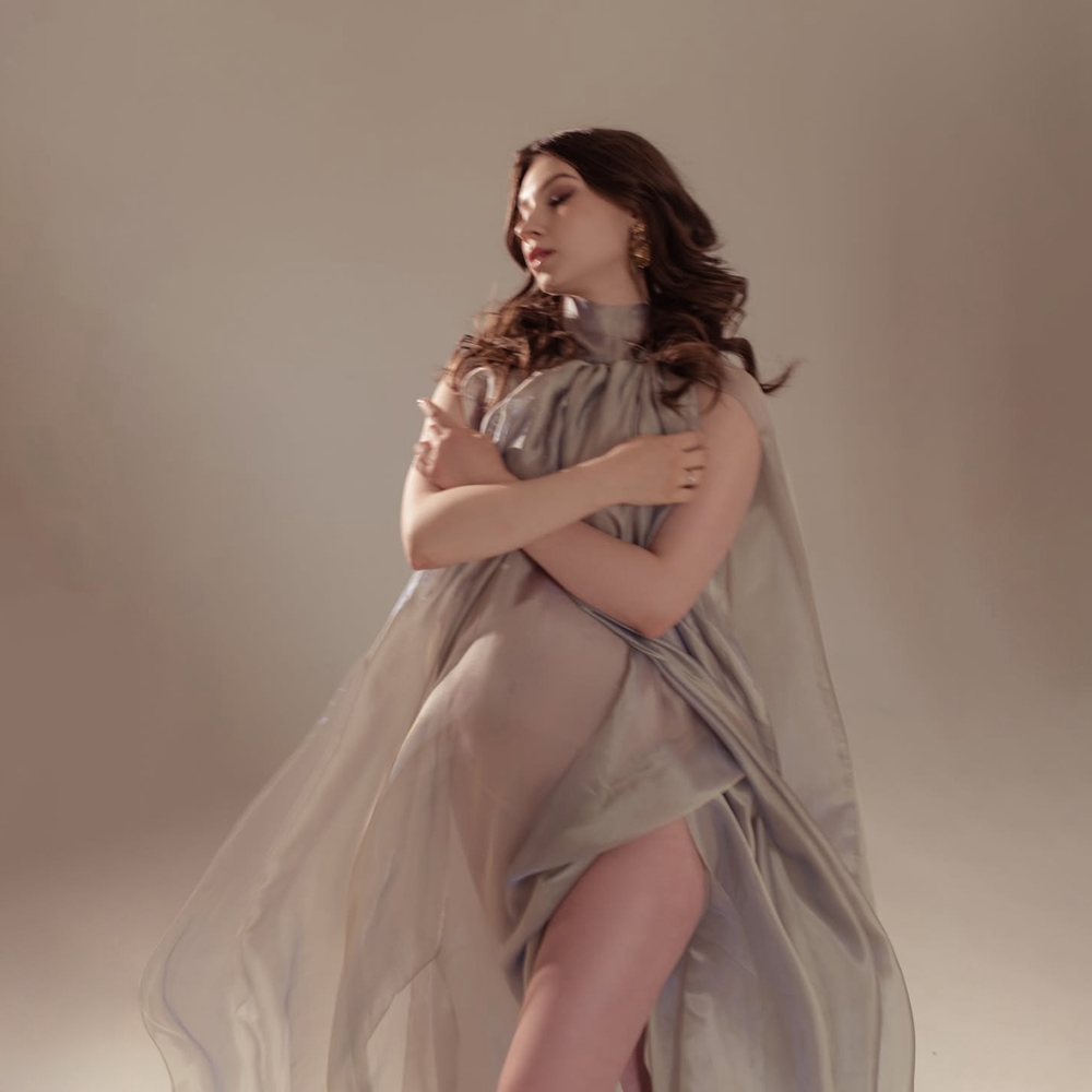 Elegant High Neck Maternity Ph - огляд і ціна Photography Club